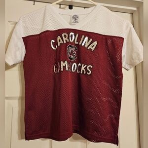 NWOT South Carolina Gamecocks Mesh T-shirt.  Size:L 10/12